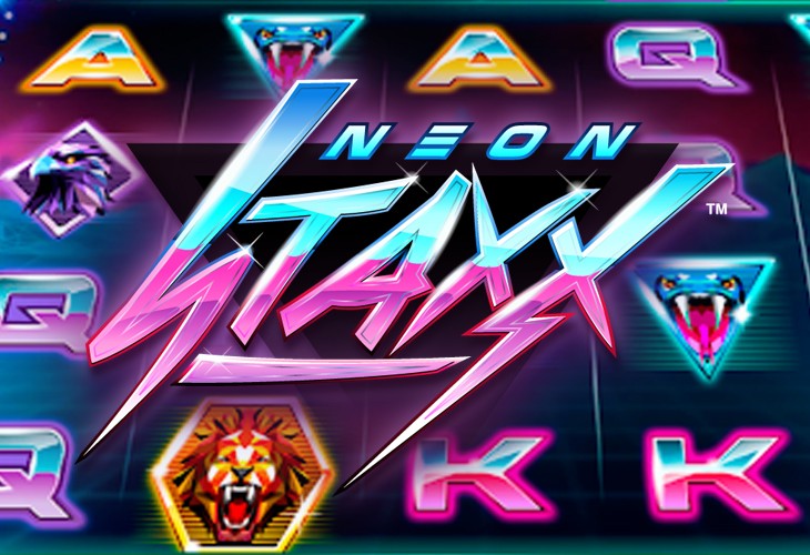 Neon Staxx - NetEnt slot at RtBet Casino Casino